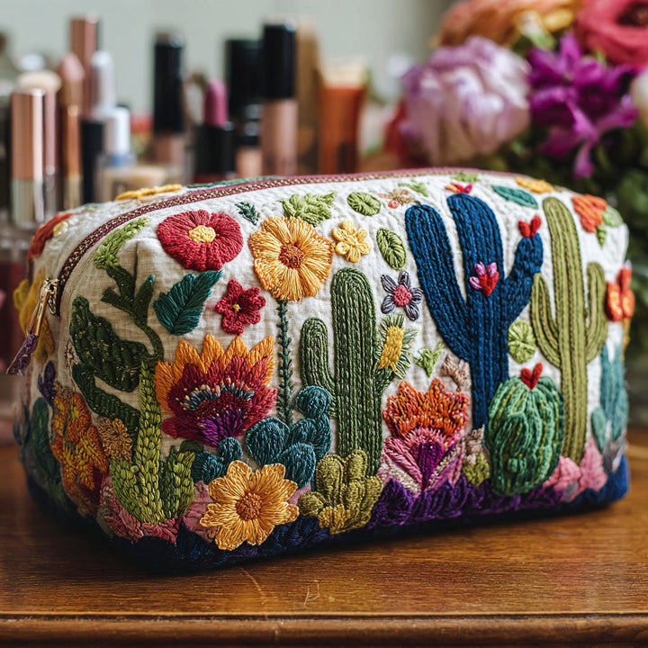 Borsa per trucco trapuntata Succulent Soul NCU0PT9630