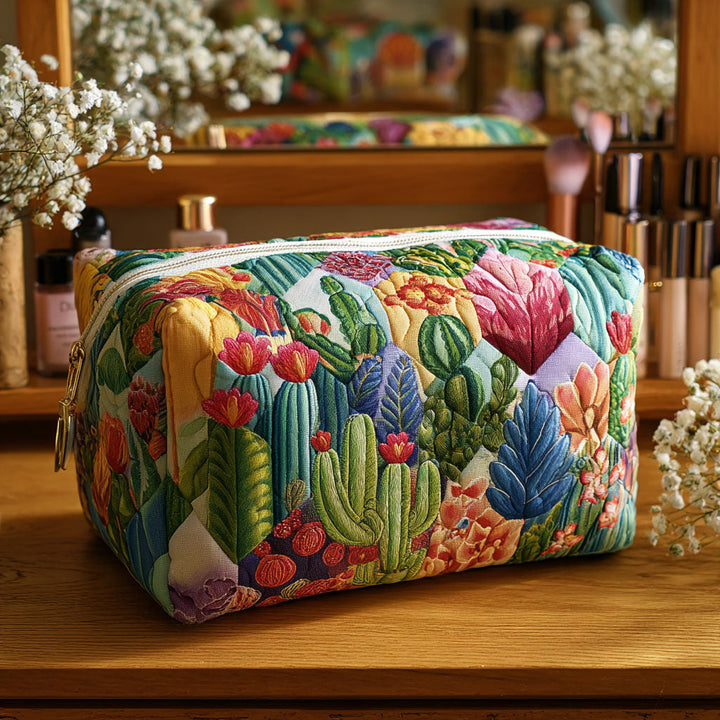 Borsa per Trucco Trapuntata Succulenta NCU0PT9631