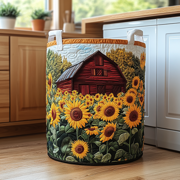 Cesto per la biancheria Quilted Sunflower Barn NCU0DDK793