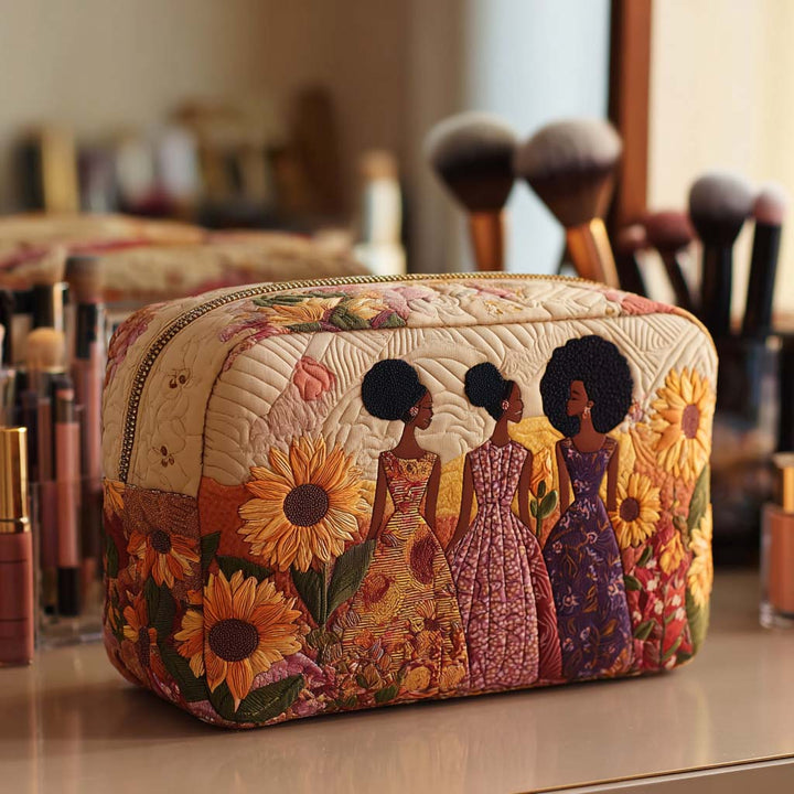 Borsa per Trucco Trapuntata Sunflower Glow NCU0NT10382