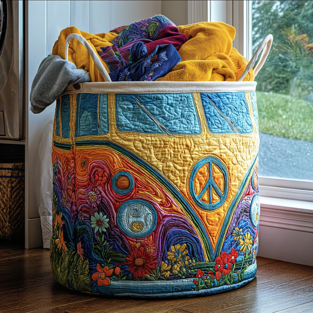 Cesto per la biancheria Quilted Hippie Van NCU0QN026