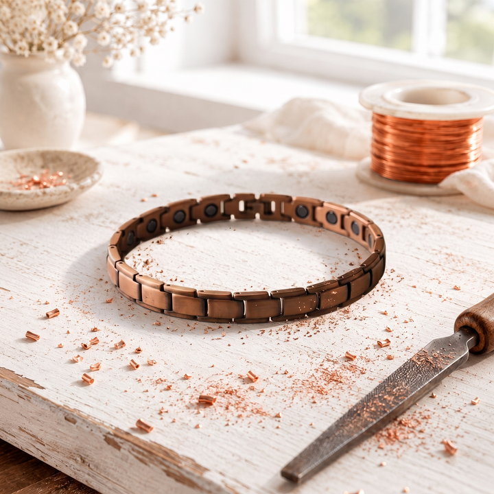Tobillera in rame Cobble