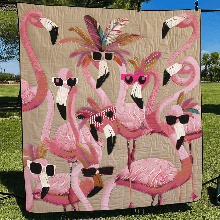 Coperta Trapuntata Tropical Flamingo Delight NCU0TL748