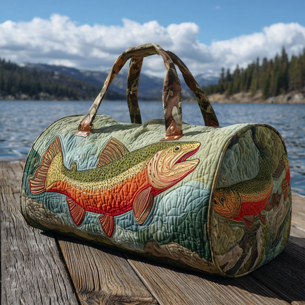 Borsa da viaggio trapuntata per la pesca NCU0VT259