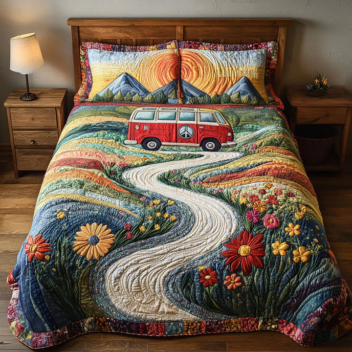 Set di copriletto 3 pezzi - Vintage Viaggio