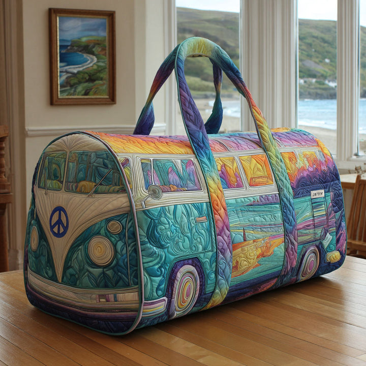 Borsa da viaggio trapuntata Wanderlust Wheels NCU0PT8933