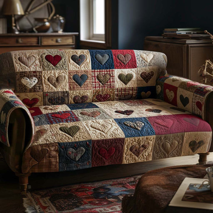 Copertura per Divano Trapuntata Warm Hearts NCU0NT11532