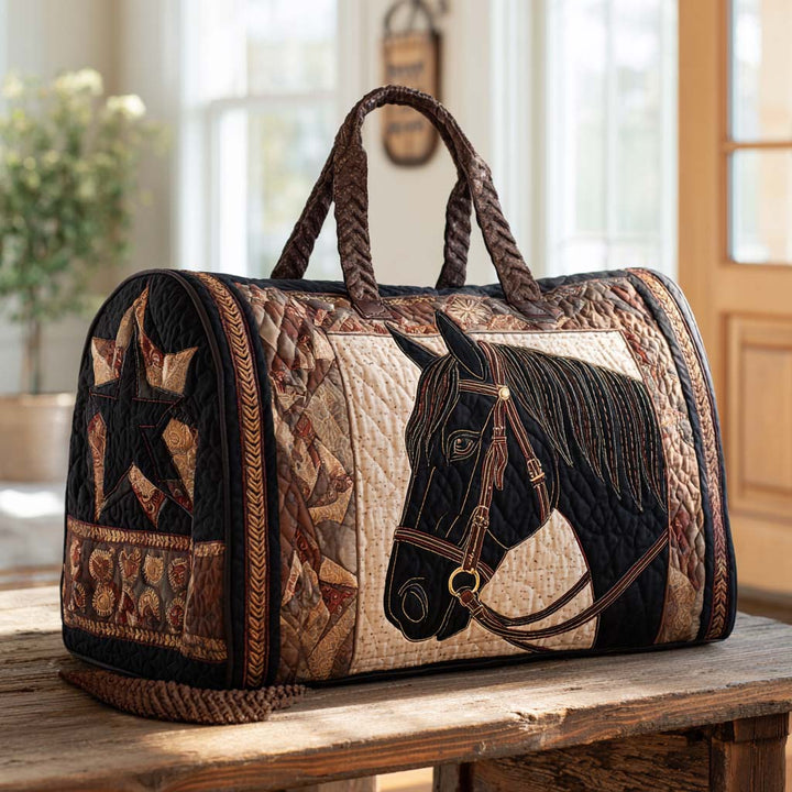 Borsa da viaggio a tracolla imbottita Western Star Horse NCU0XD405