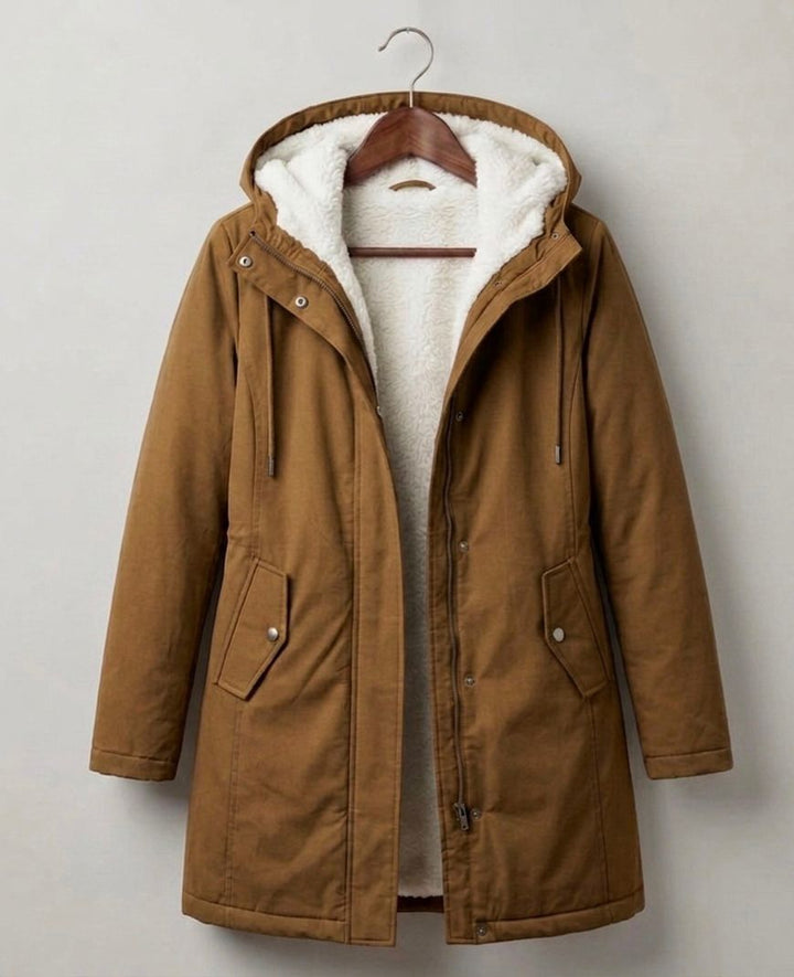 Cordelia - cappotto impermeabile con cappuccio da donna