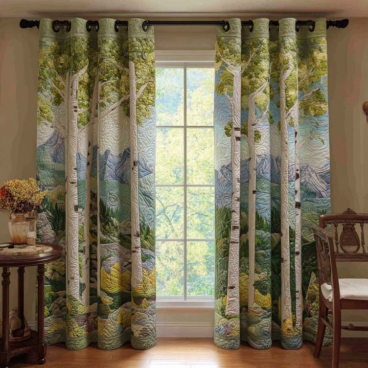 Tende Quilted Wildflower Birch Path NCU0NT11281