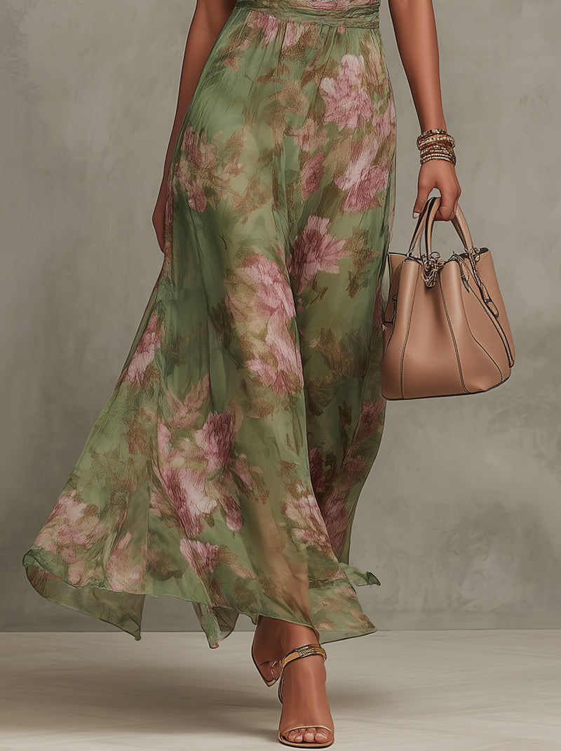 Livia | Abito Maxi Floreale
