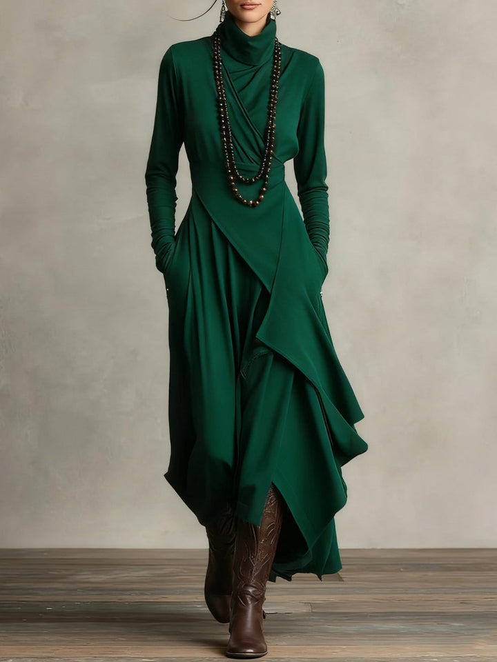 LIORAH | ABITO MAXI DRAPPEGGIATO