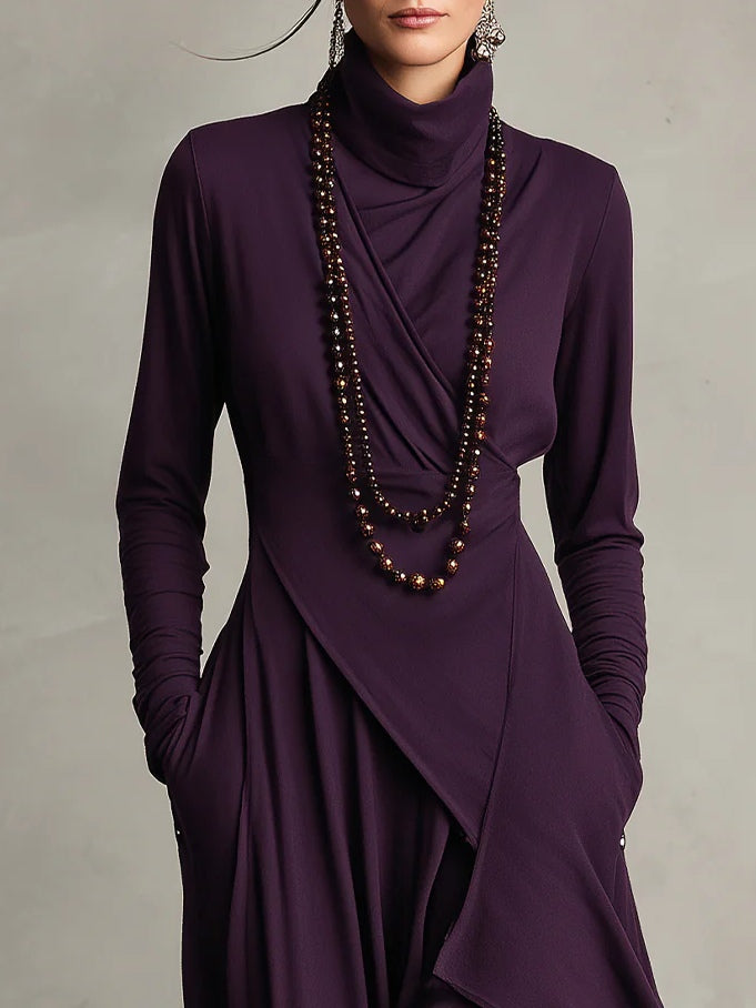LIORAH | ABITO MAXI DRAPPEGGIATO