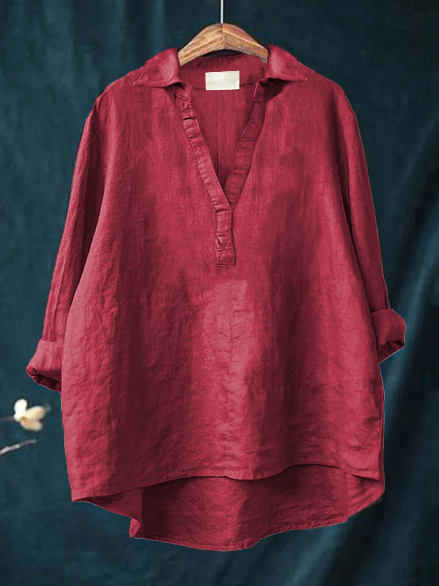 NERINA | BLUSA CON SCOLLO A V