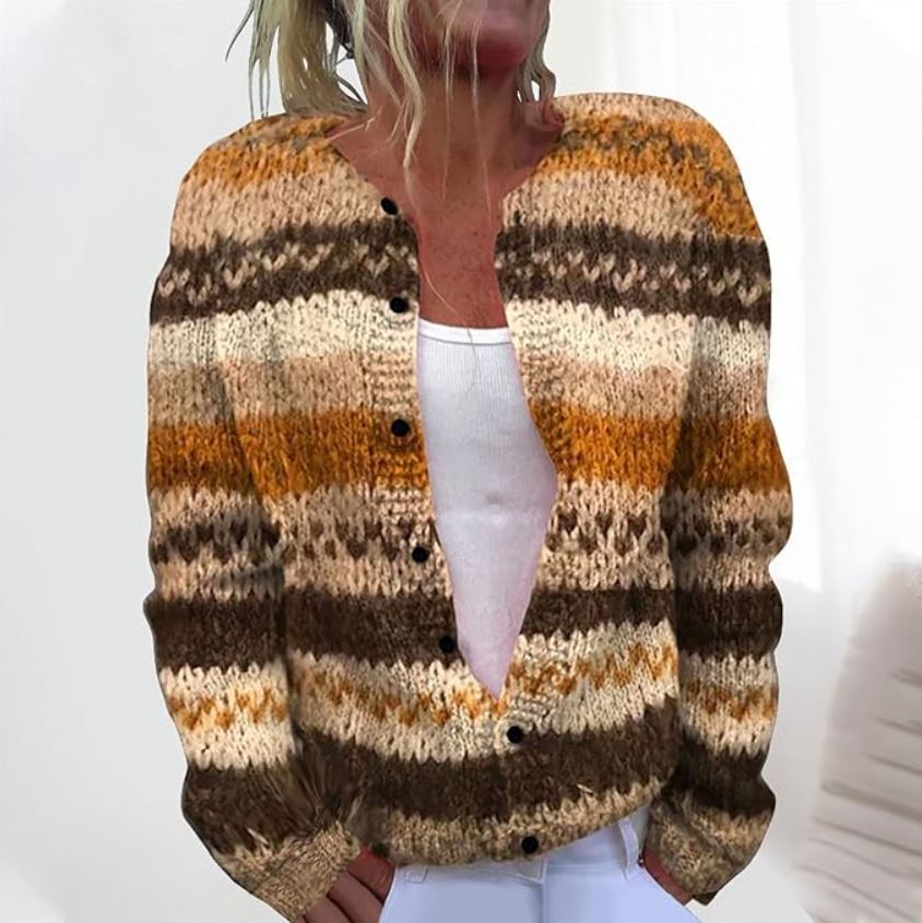 TESSA | CARDIGAN MARRONE