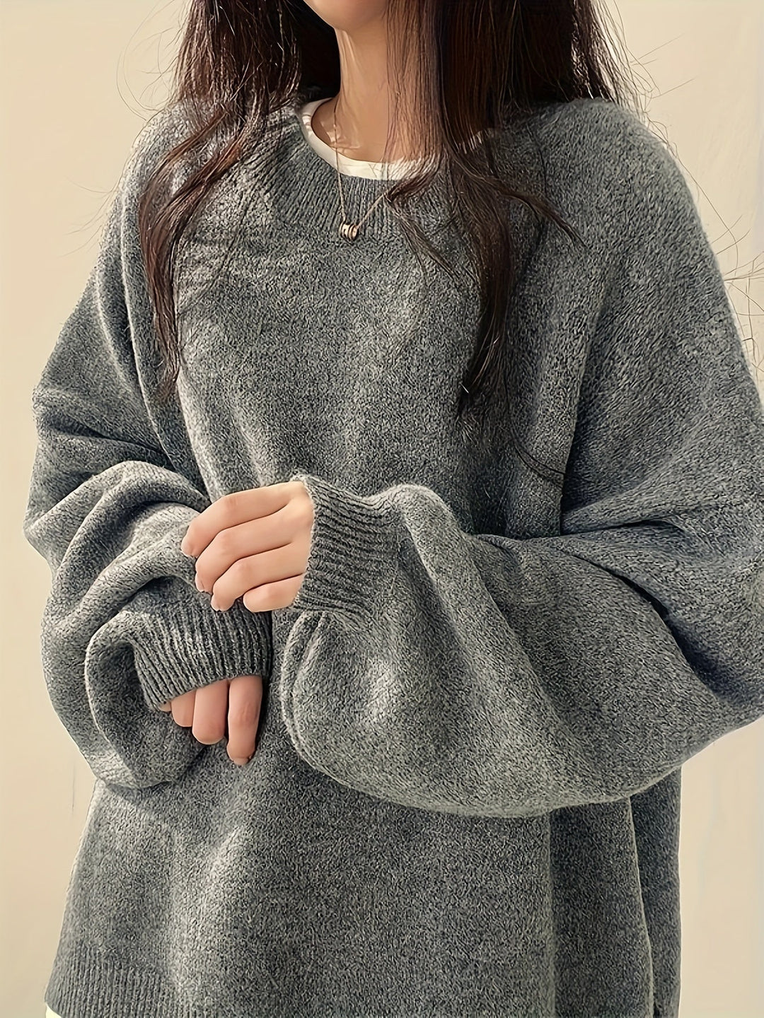 EVERLIGHT | MAGLIONE CASUAL CON SPACCHI LATERALI
