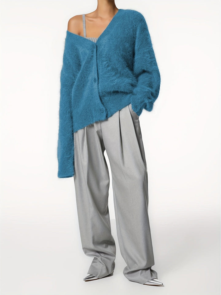 SERIAVI | CARDIGAN CON COLLO A V