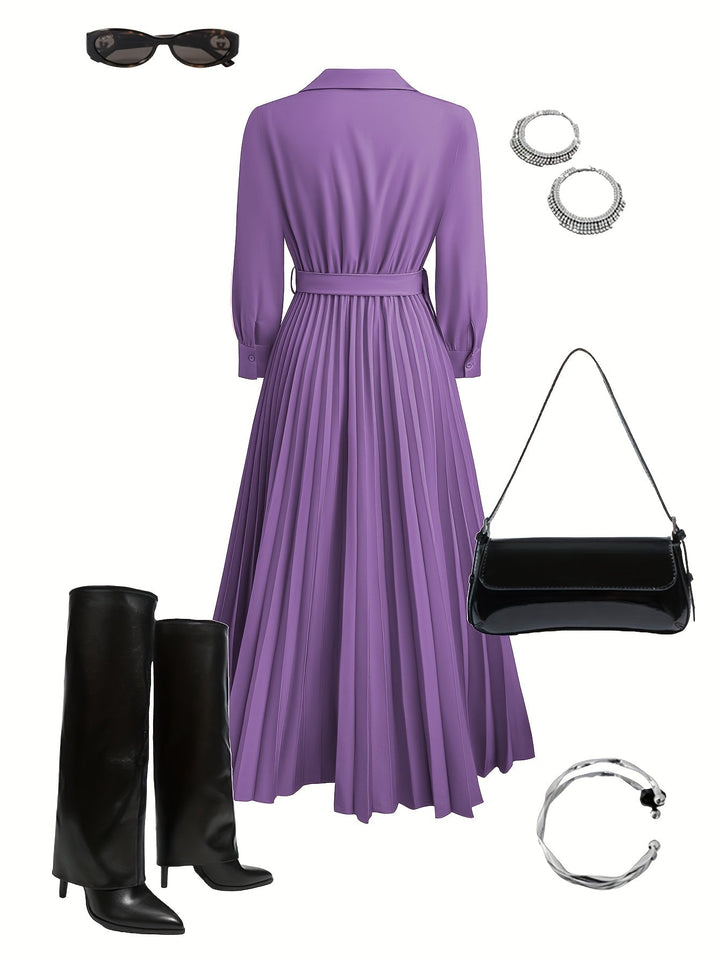 MARGOT LANE | ABITO ELEGANTE PLISSETTATO