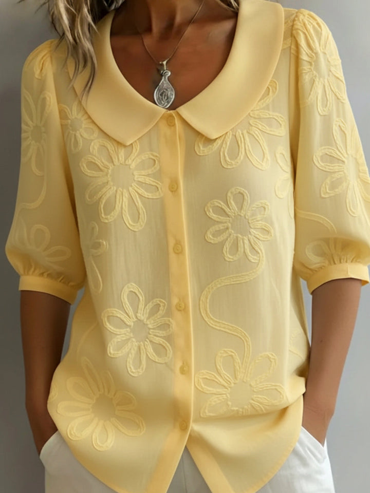 Aurélie - blusa floreale da donna, immagine 1