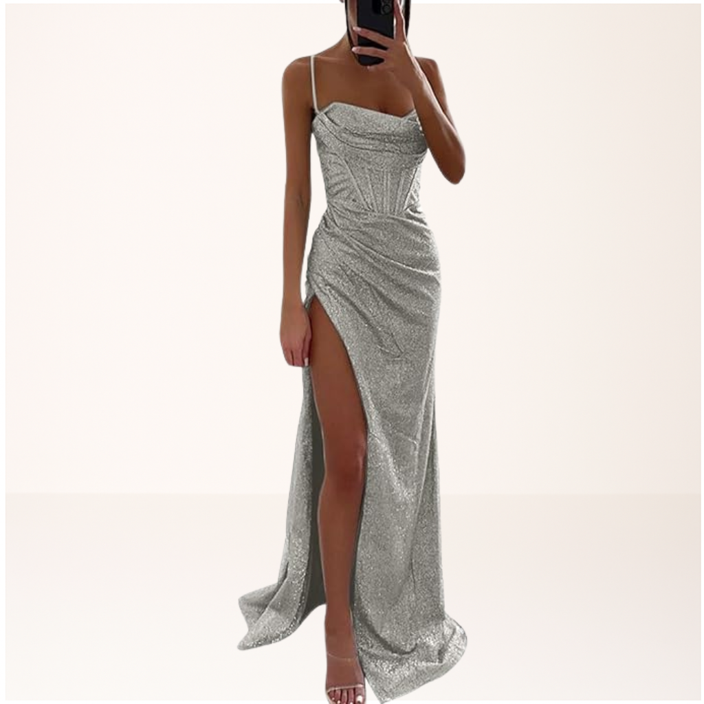 Harryte | Abito Maxi da Sera con Paillettes