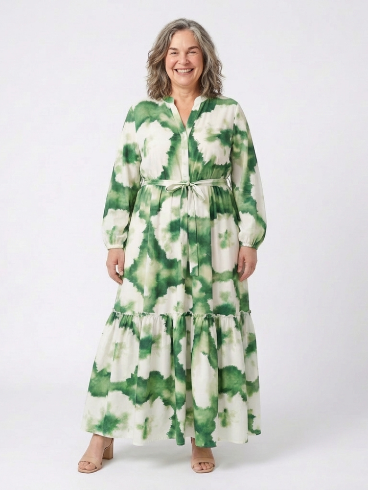 Sabine | Abito Maxi con Cintura in Vita