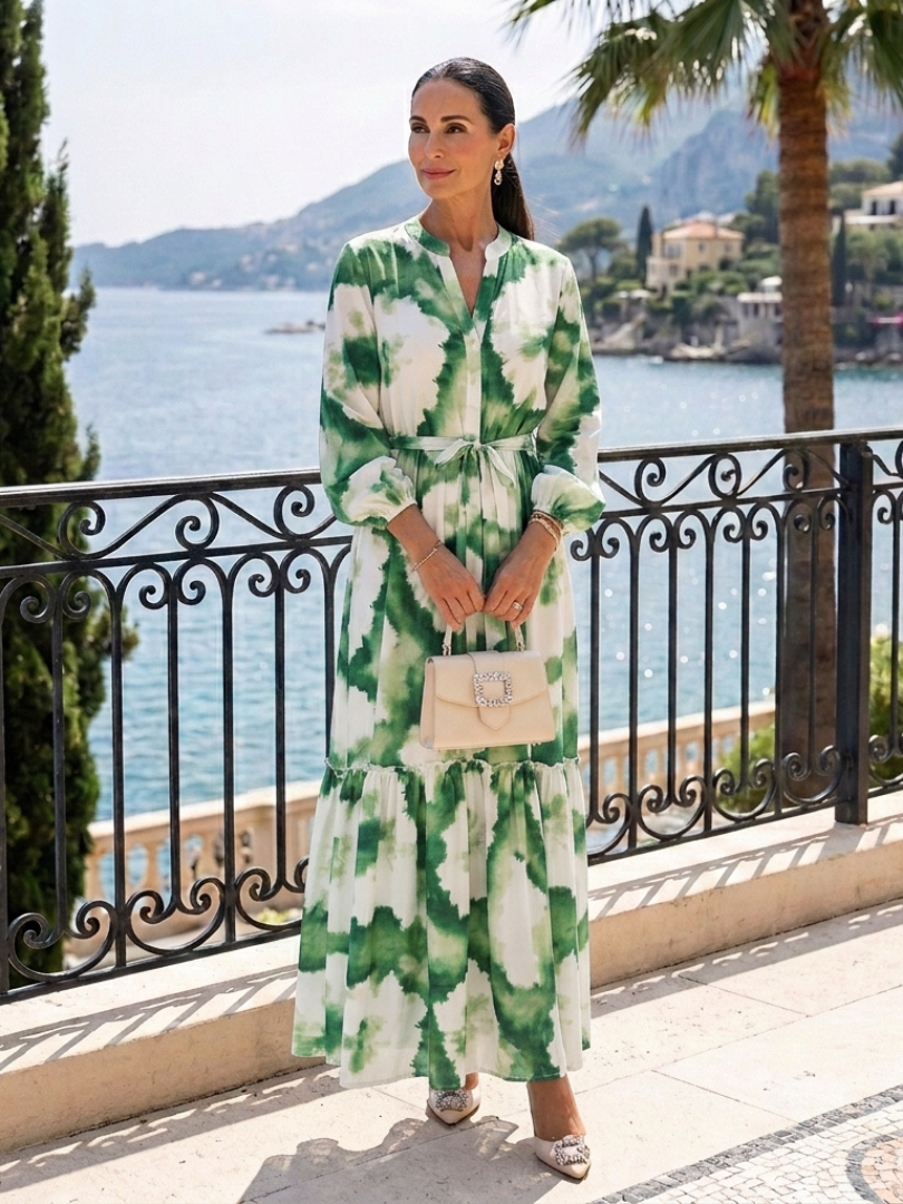 Sabine | Abito Maxi con Cintura in Vita