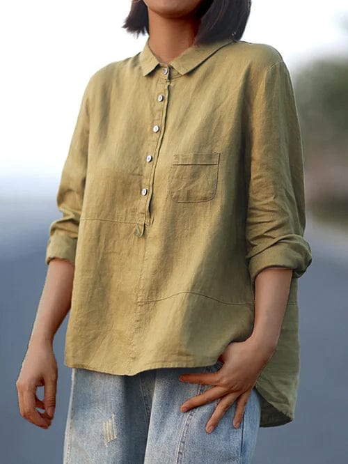 FENORA | BLUSA LEGGERA CON BOTTONI