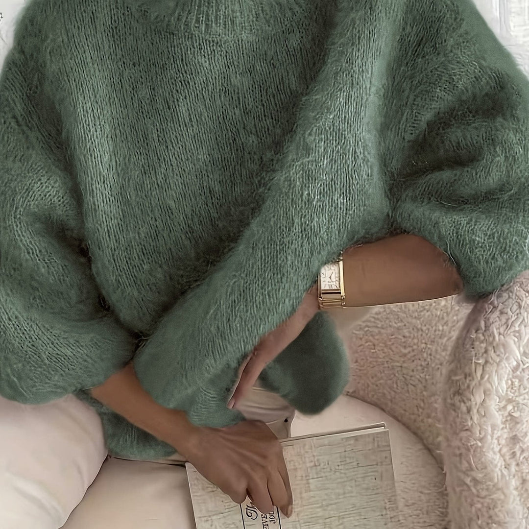 EMBER | MAGLIONE A COLLO ALTO IN MAGLIA