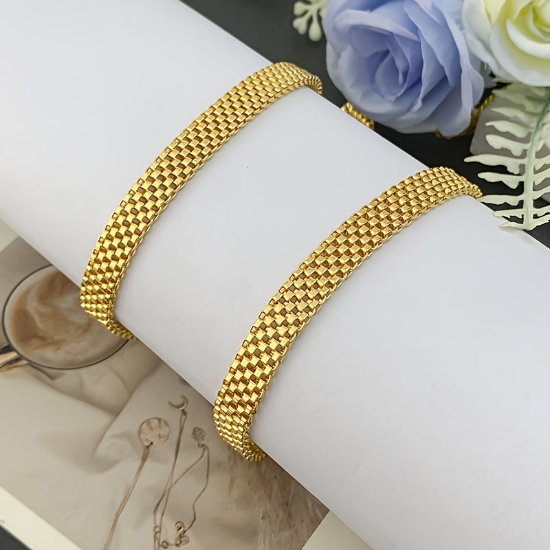 Set collana lunga, bracciale e orecchini