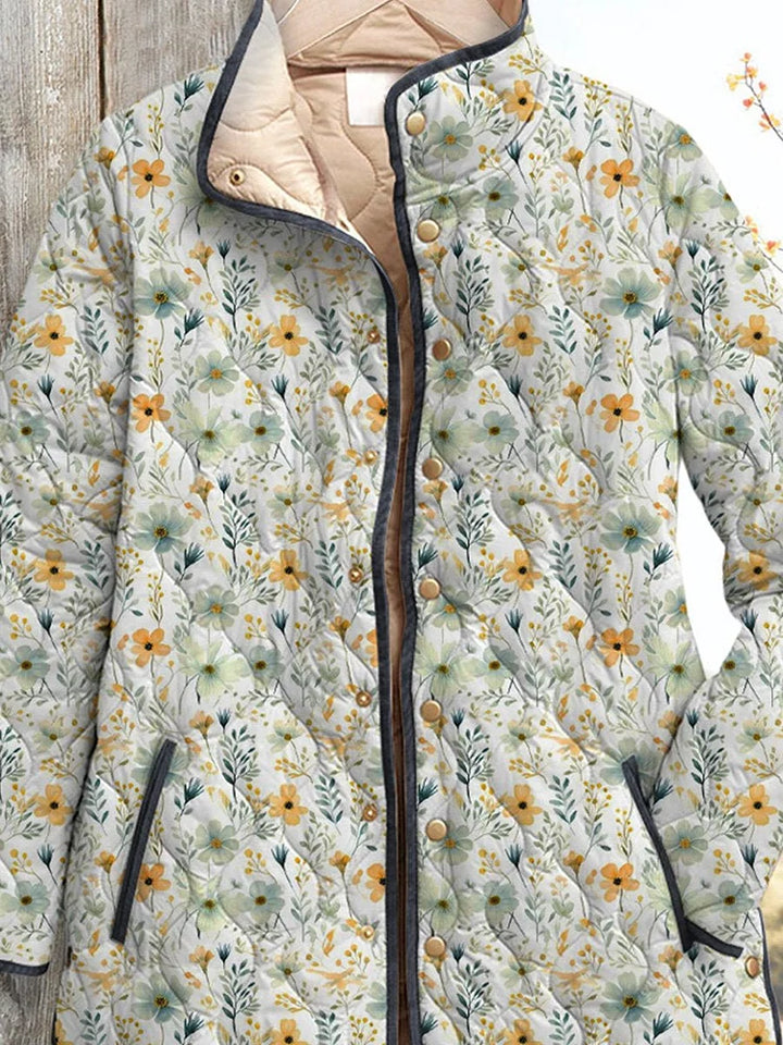 Rosalind, giacca trapuntata floreale classica da donna - vista alternativa - Maria Milano