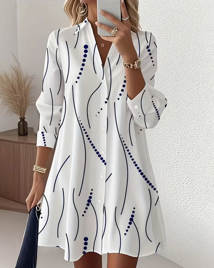 Claudine | Abito Camicia Elegante e Fluido