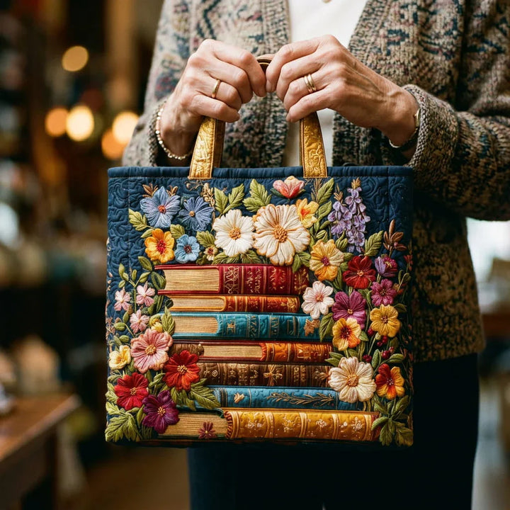 Sac Artisanal - Stampa Floreale e Libri