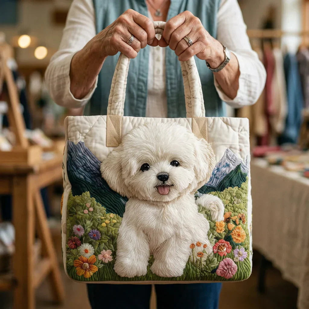 Borsa Artigianale Matelassé - Cane Magico