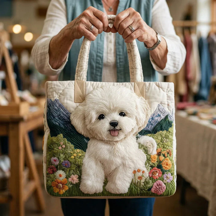 Borsa Artigianale Matelassé - Cane Magico