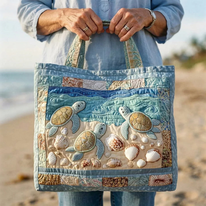 Borsa Sac Artisanal Matelassé - Tartarughe Marine
