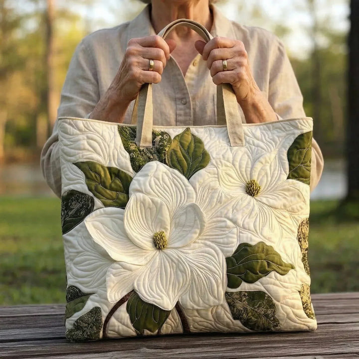 Borsa Artisanal Matelassé - Eleganti Lilli Bianche