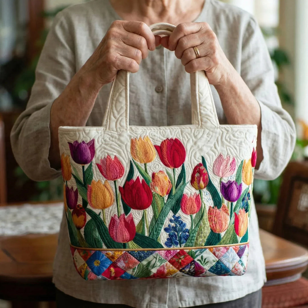 Borsa a superficie - Giardino di tulipani