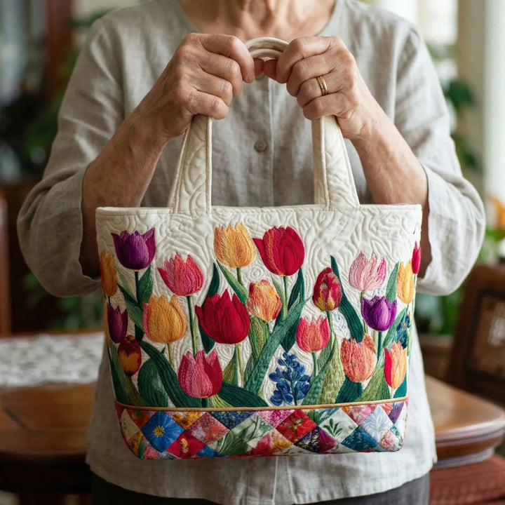Borsa a superficie - Giardino di tulipani