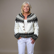 Giovanna™ | Cardigan Nordico in Maglia