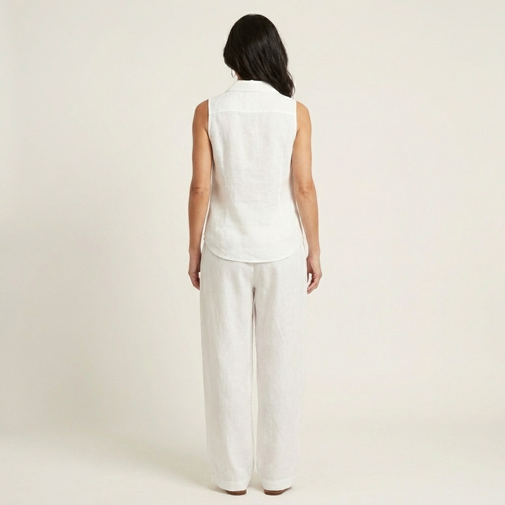 Twiila | Completo con Top Avvolgente e Pantaloni Ampi