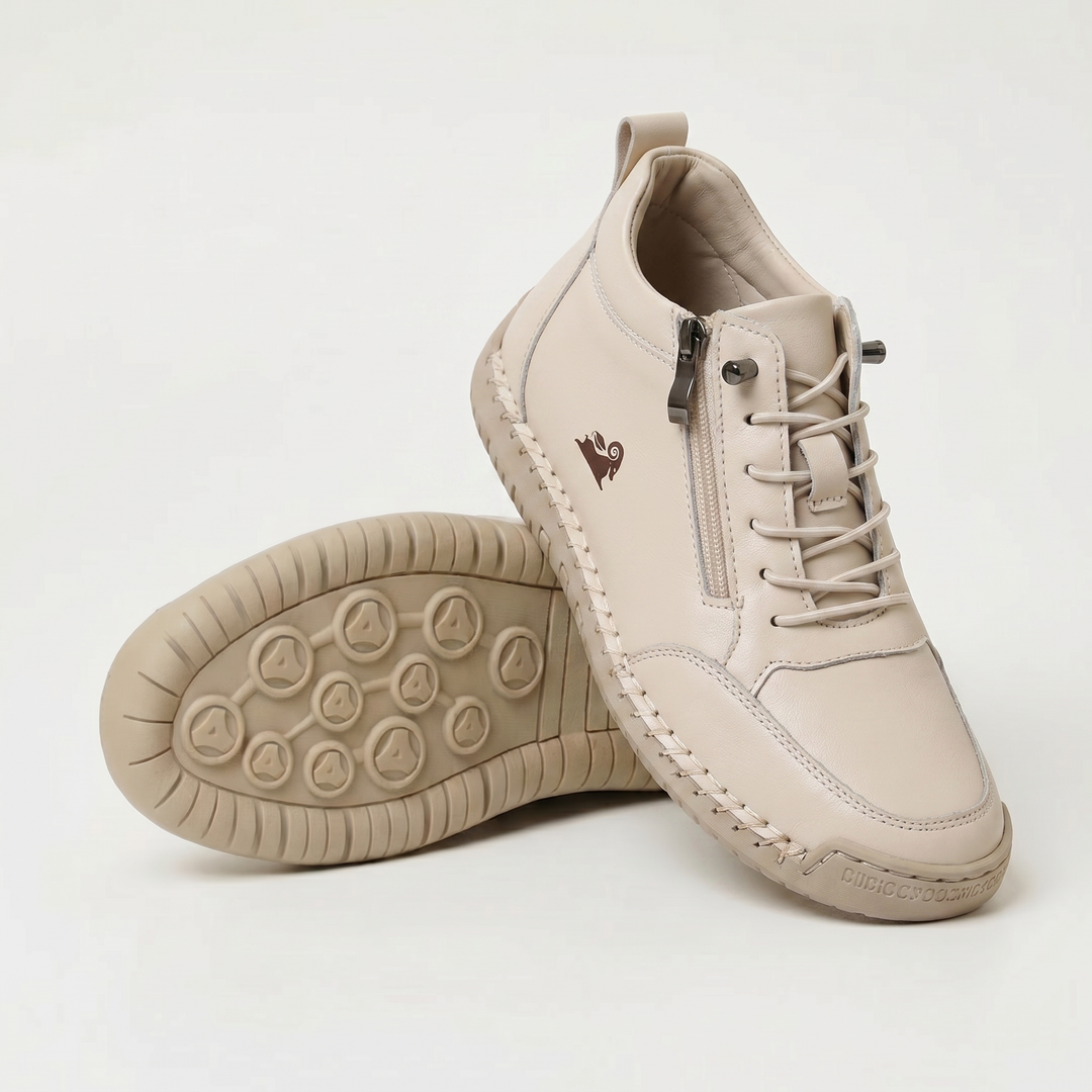 Mila | Scarpe comode con zip laterale