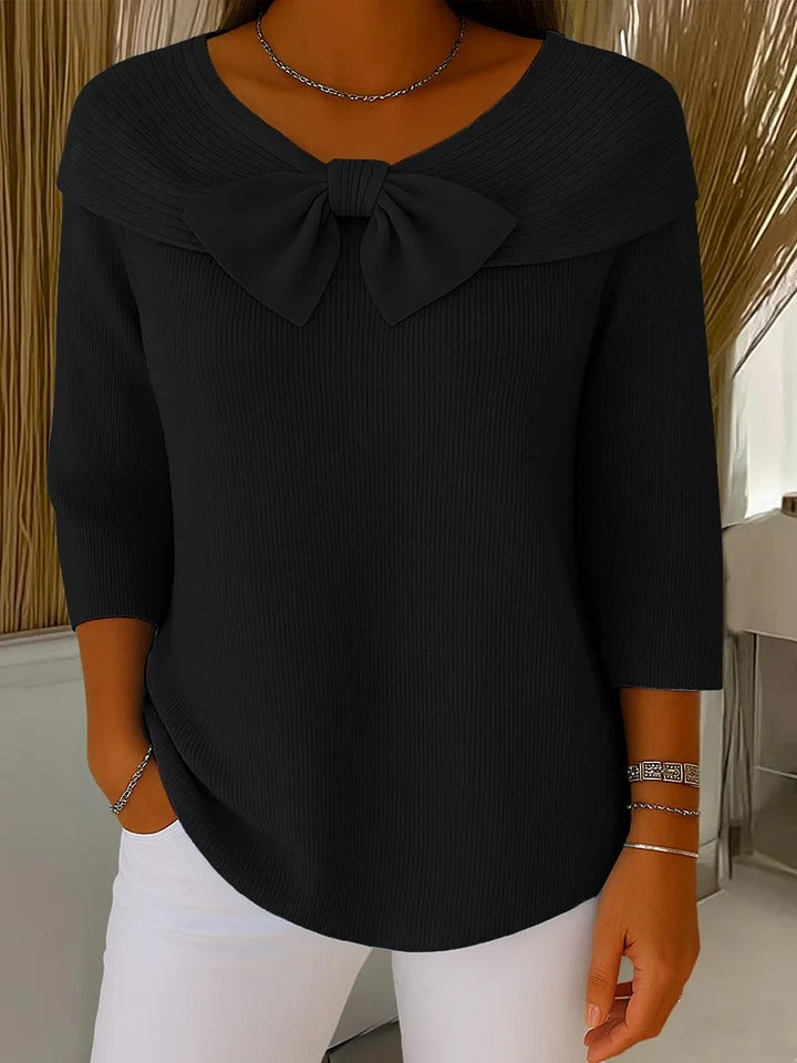 Teresina | Maglione con Fiocco Elegante