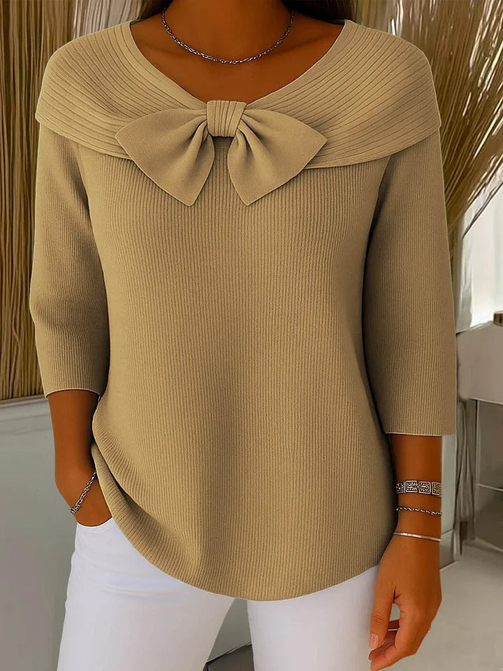 Teresina | Maglione con Fiocco Elegante