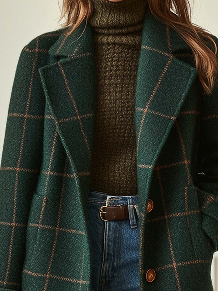 Edith | Cappotto a Quadri