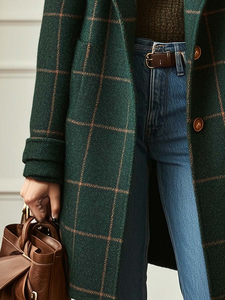 Edith | Cappotto a Quadri