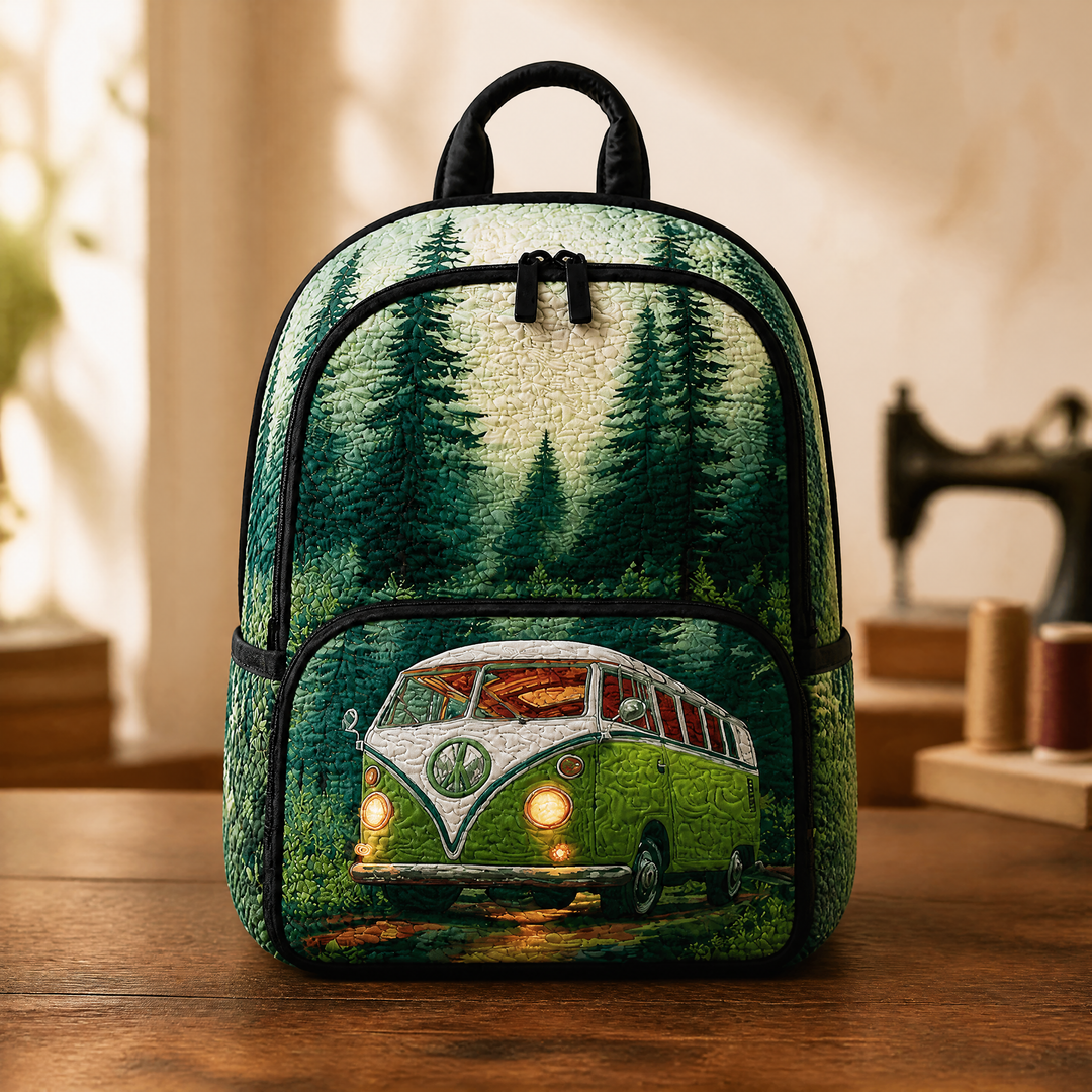 Zaino Trapuntato Camper Vintage