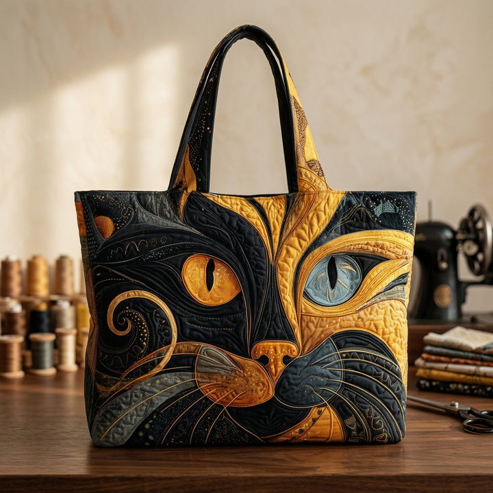 Borsa Trapuntata gatto misterioso – Capiente e Leggera