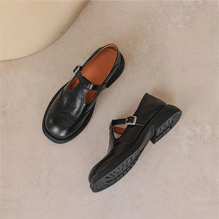 Talvanna | Mary Jane Eleganti in Pelle