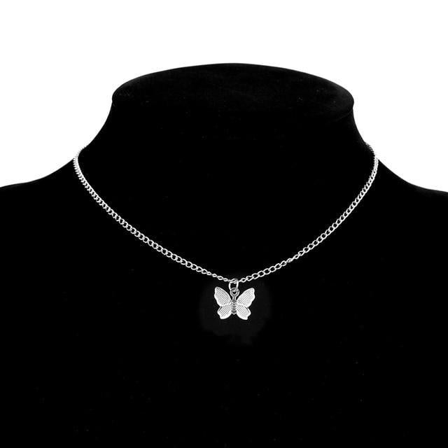 Collana con farfalla