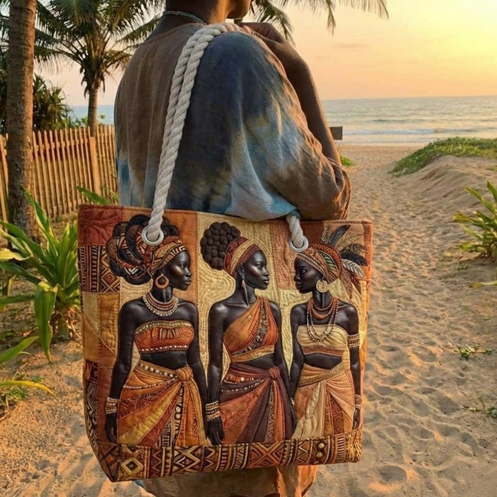 Borsa mare trapuntata Splendore delle Regine disponibile nelle misure L e XL
